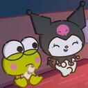keroppi & kuromi